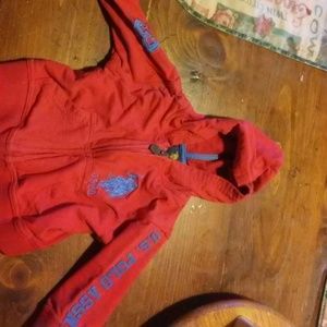 Little boys zip up sweatshirt